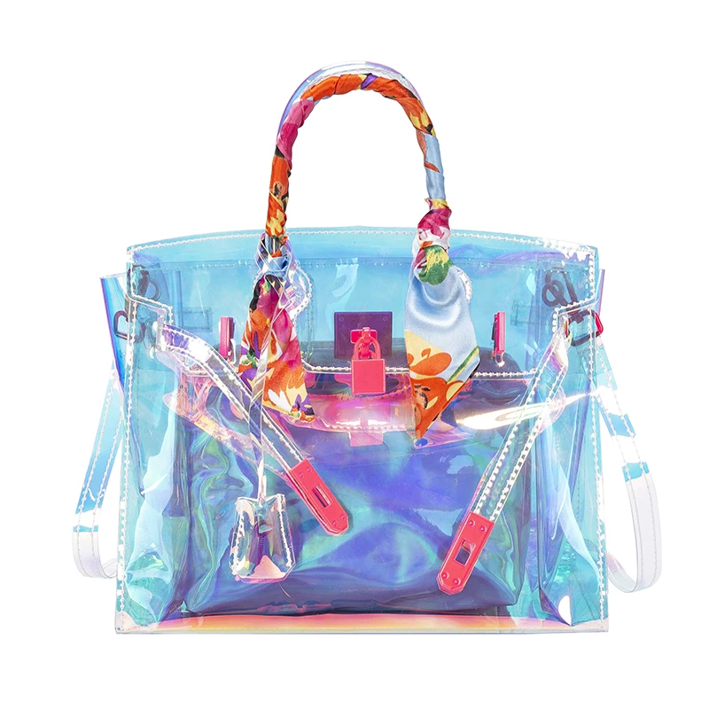 Laser Sympony Hologram Holographic Locker Sweet Handbags Cool Chic Colorful Fashion Shoulder Bags Valentine's Day Gift