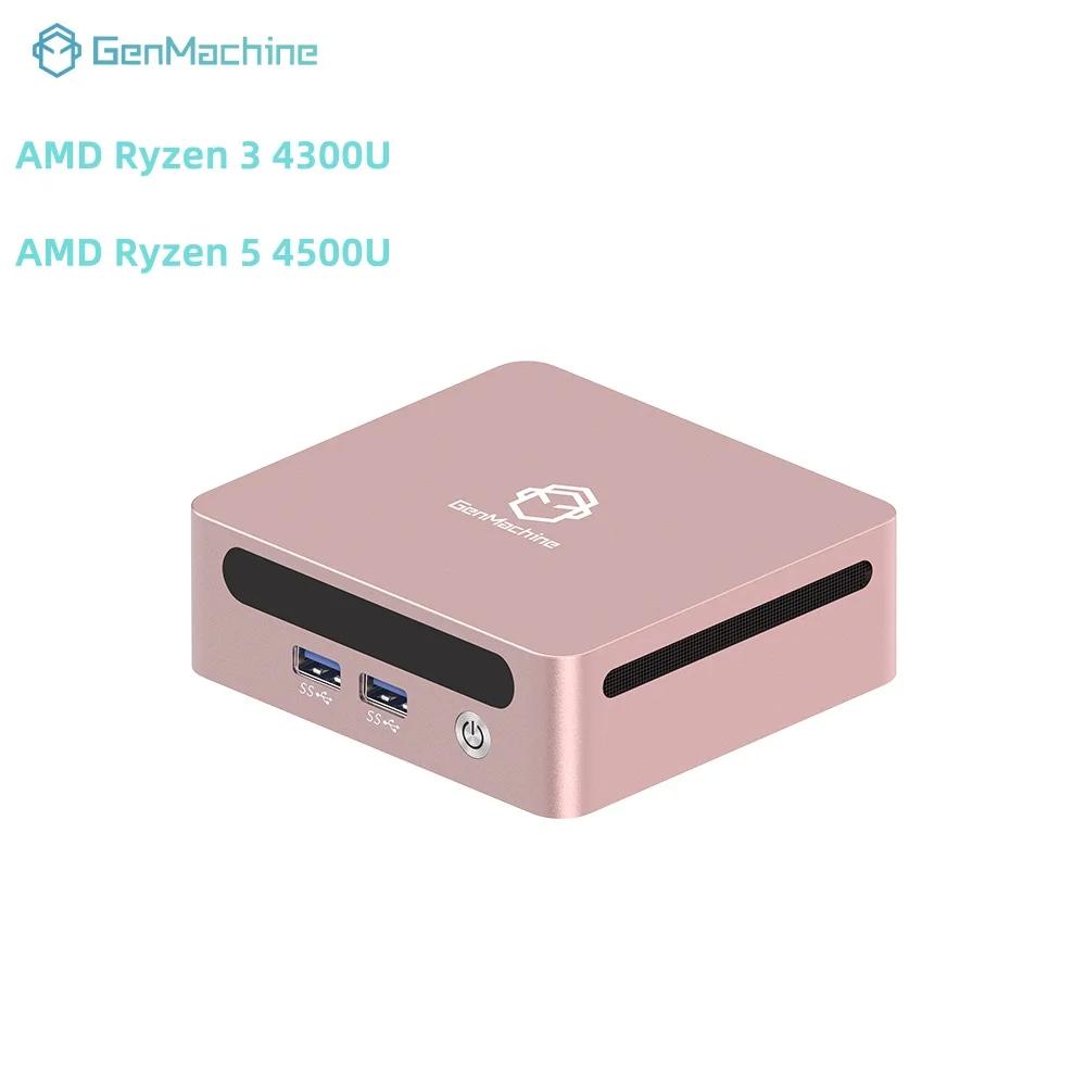

Мини-ПК GenMachine AMD Ryzen 4300U 4500U Windows 11, Ryzen DDR4 WiFi6, игровой компьютер «сделай сам», игровой мини-ПК Ordenador