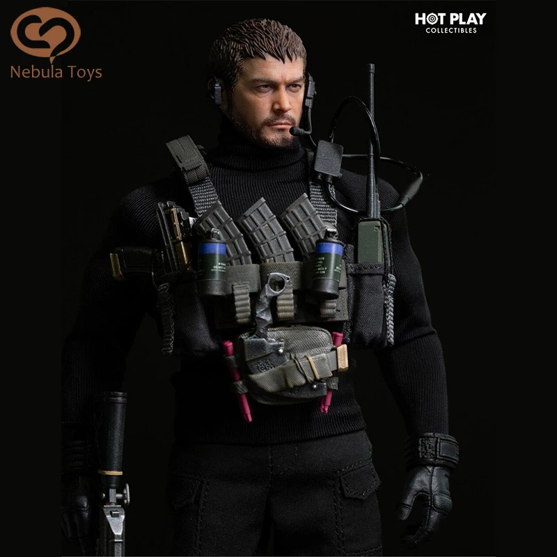 

HOTP PLAY 1/12 HP001 Wolf Team Leader Action Figure Captain Wolf Hunter Deluxe Version Figures Model Doll Collection Statue Gift