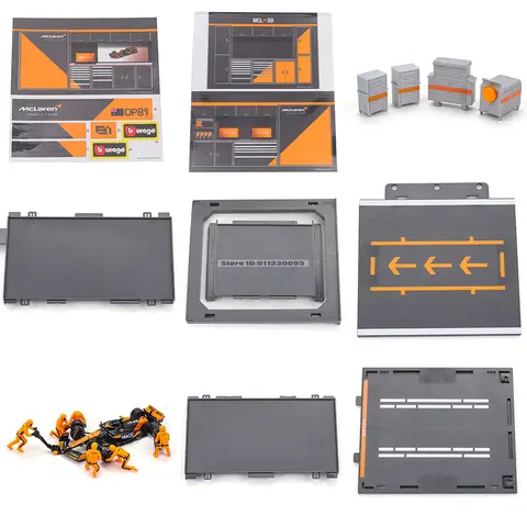 Bburago 1:43 2024 McLaren MCL38 Miami Monaco F1 Formelbil Gjutna Fordon Samlarmodell Racingleksaker 10 best sales F1 McLaren - №10