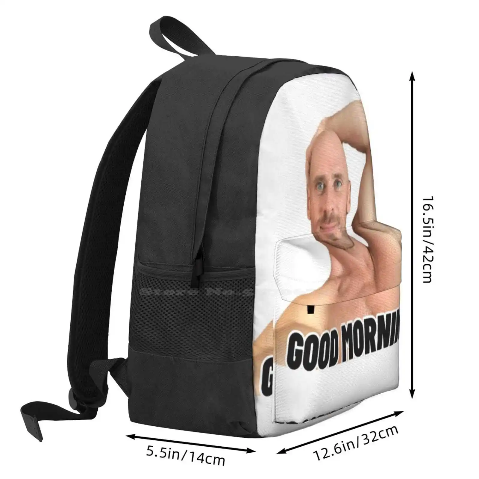 Johnny Sins Good Morning Hot Sale Schoolbag Backpack Fashion Bags Johnny Sins Dankmemes Funny Men Morning