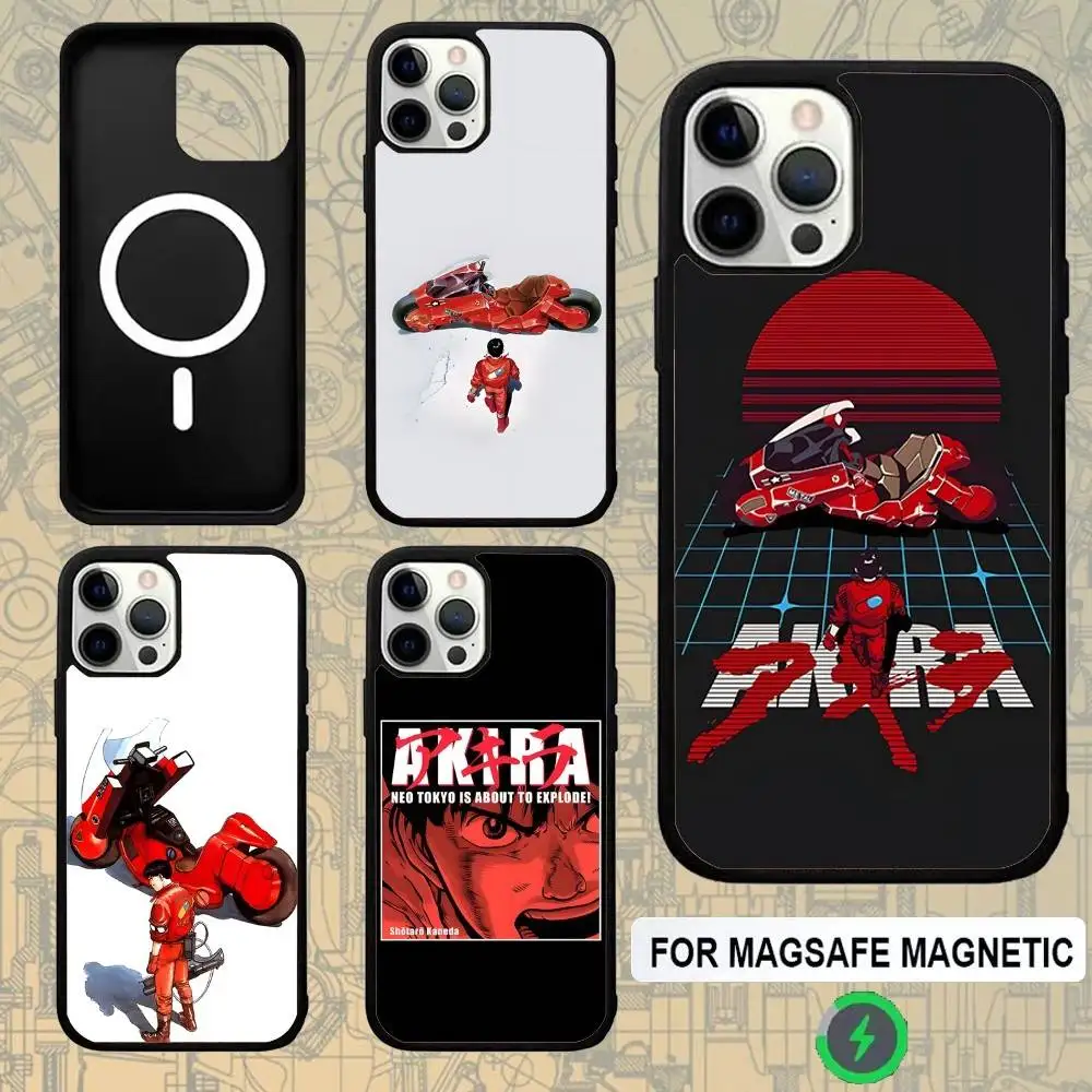

Retro Anime AKIRA 90s Phone Case For IPhone 17,16,15,Pro,Max,Air,14,Plus,13,12,11 Magesafe Wireless Charge Cover
