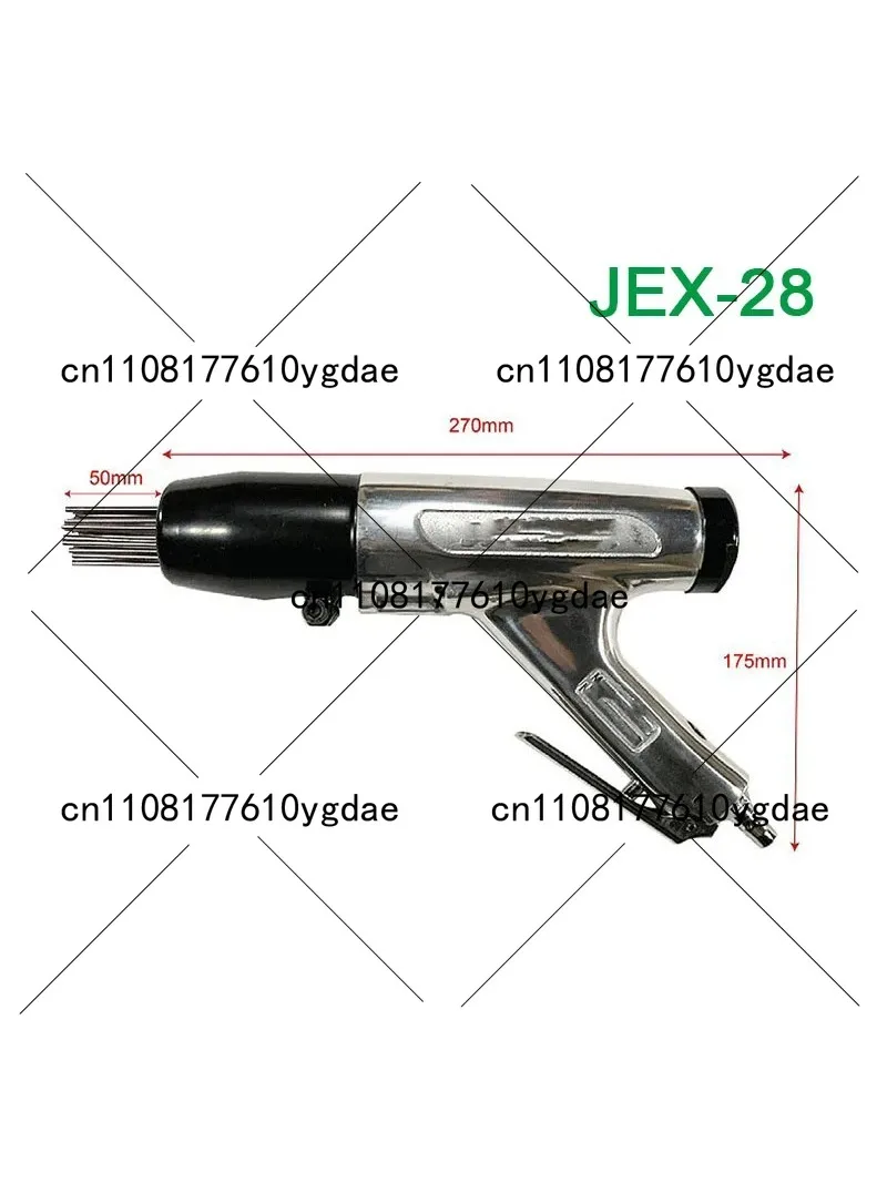 JEX-24/JEX-28 Pneumatic Needle Rust Remover Air Needle Scalier Rust Removal Tool