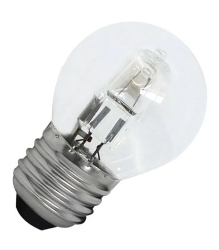 Tradineur Standard G45 E27 42W Equivalent to 60W Halogen Balloon Bulb 625 Lumens 2800K Warm Light Equivalent