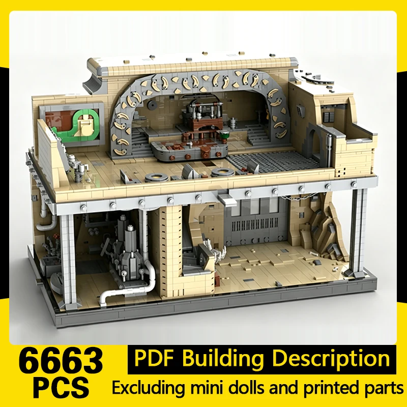 

Star Movies Model MOC Building Bricks Desert Palace Diorama Modular Technology Gifts Holiday Assemble Children Toys Suit