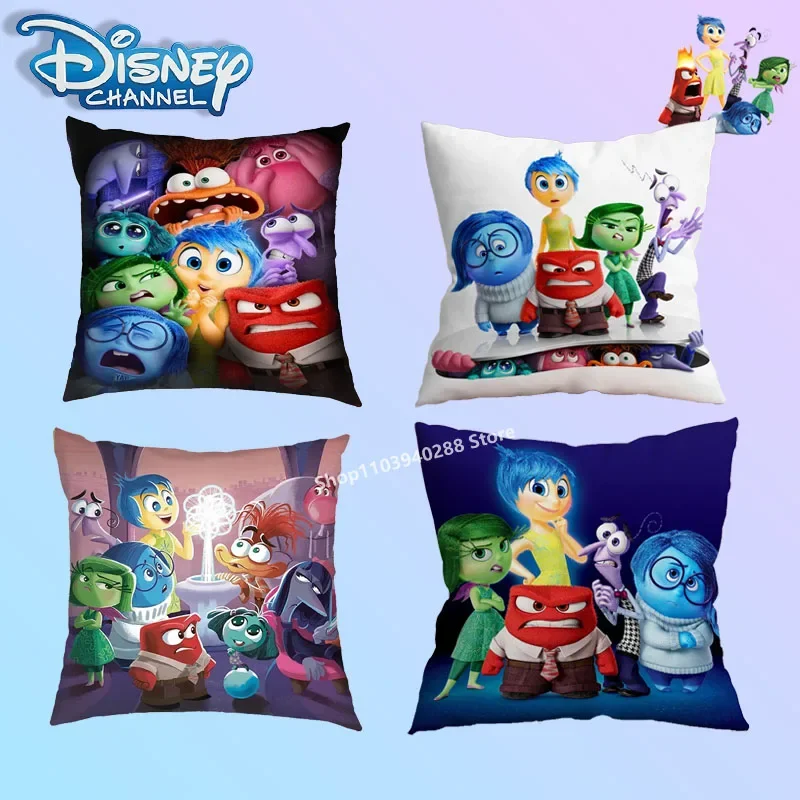 

Disney Inside Out Pillow Case Children Kawaii Cartoon PillowCushion Cover Sofa Pillowslip Decoration Sadness Figure for Gits