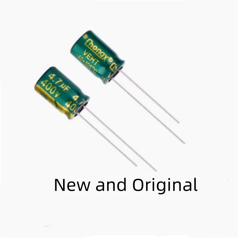 

400V 4.7UF high-frequency low resistance long life LED switch power supply electrolytic capacitor 8 * 12