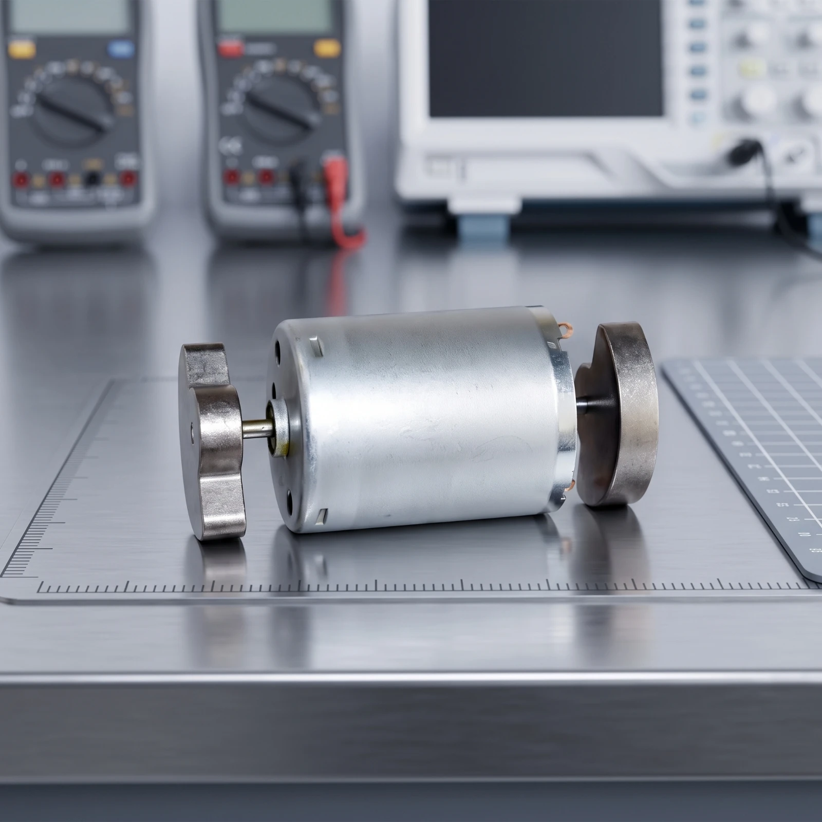 Micro DC Vibration Motor Eccentric Vibration Motor with Double-Ended Shafts Speed-Adjustable Reversible for Makers, DIY Projects