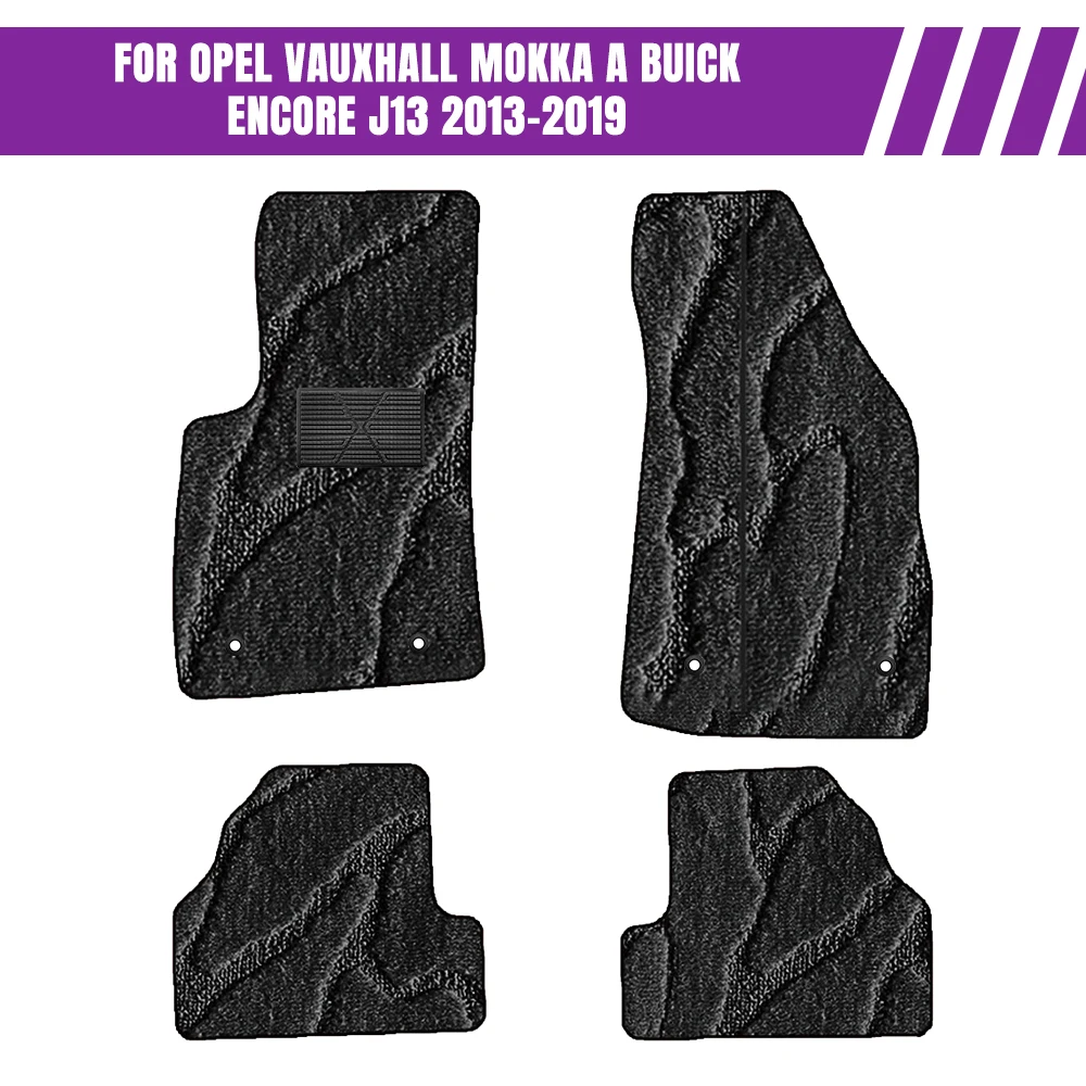 

For Opel Vauxhall Mokka A Buick Encore J13 2013–2019 Car Mat Interior Accessories Car Floor Mats Full Set