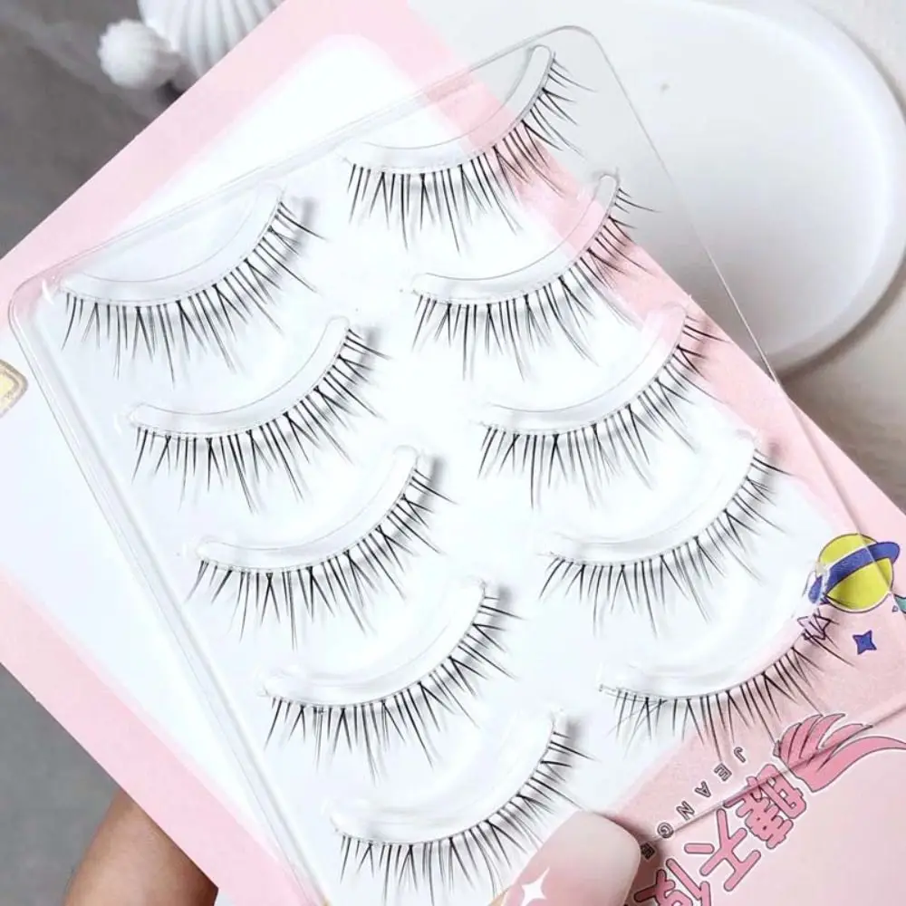 Bande dessinée cils longs femmes coréen Curling cils Extension outils de maquillage faux cils pleine bande cils Manga cils