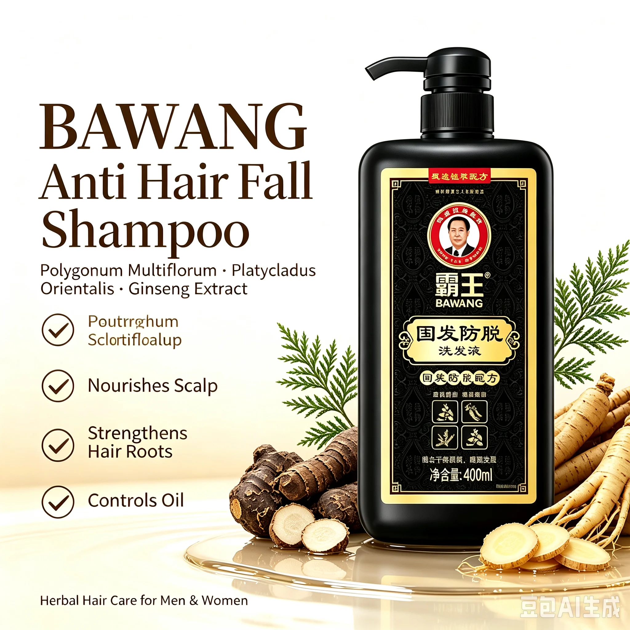 shampooing-anti-chute-bawang-400ml-raffermissant-les-racines-controle-du-sebum-anti-demangeaisons-Elimination-des-pellicules-shampooing-nettoyant-nourrissant-a-base-de-plantes