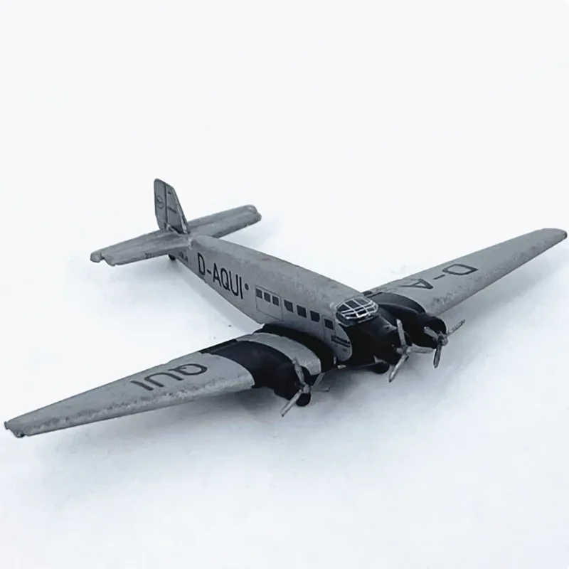 1:500 Lufthansa JU-52 JU52 Junker modelo de avión de transporte modelo de avión de aleación producto terminado simulación ornamento exhibición