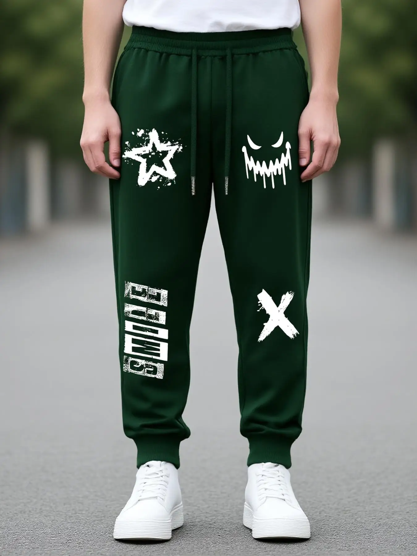 Men'S Trendy Printed Casual Fashion Pants Suitable For Outdoor Dates, Shopping, And Sports - Image 2
