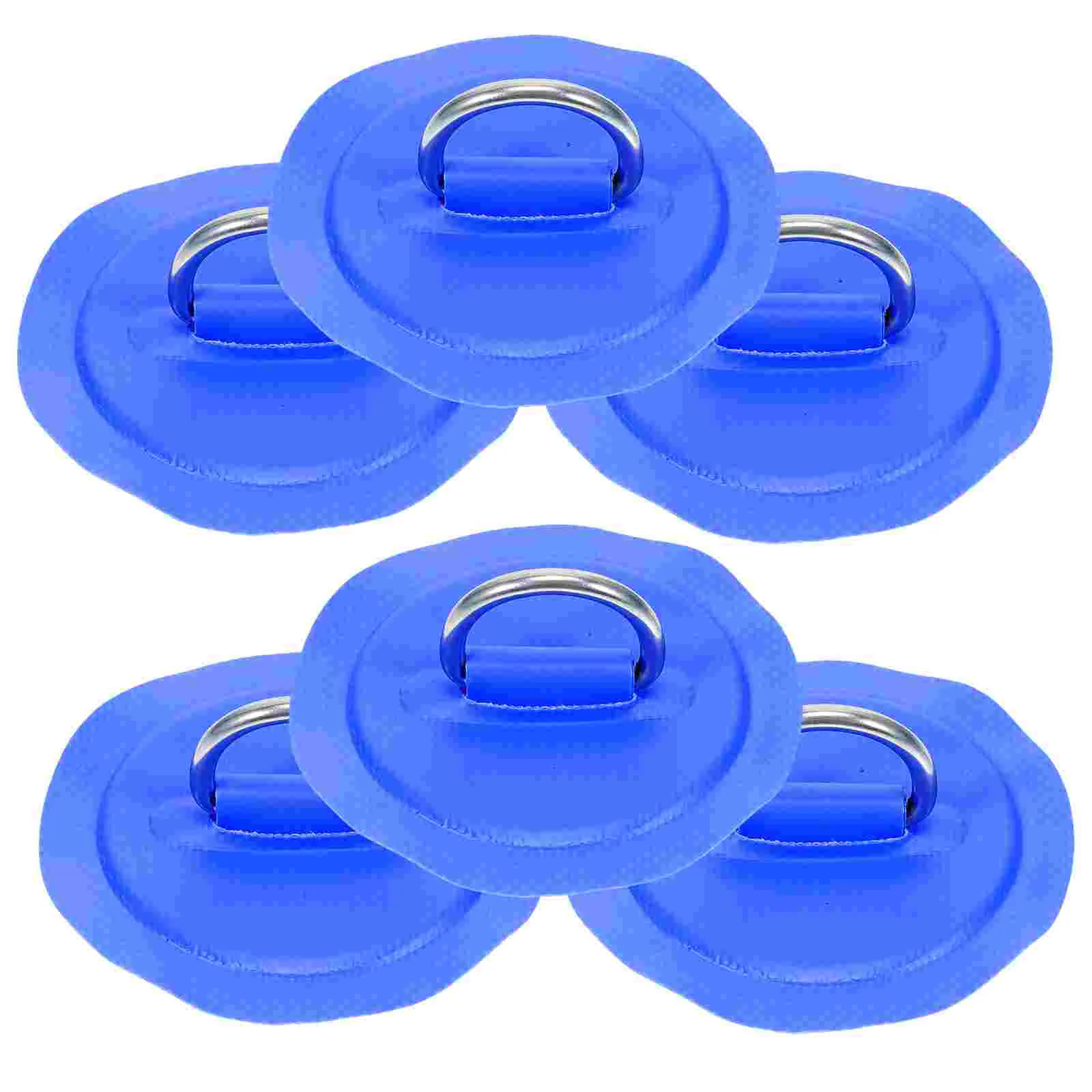 6 Pcs Stainless Steel D-shaped Buckle Paddle Board Portable Rope Surfboard Kayak Cord Buckles Pvc Rings Cords Fixing Boat