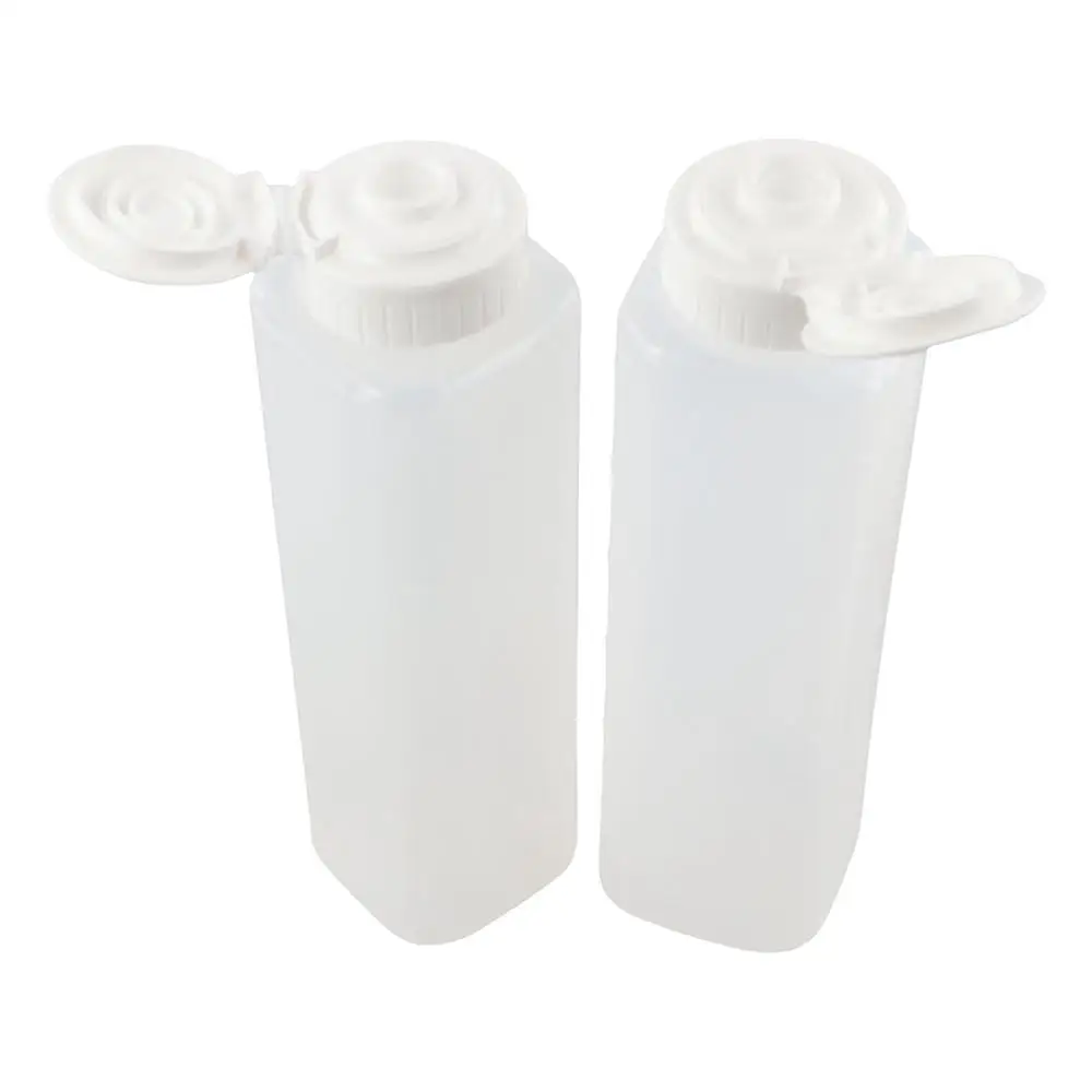 200/300ml Freshness Squeeze Sauce Bottle Plastic Visible Condiment Squeeze Bottles Leak-proof Fresh-keeping