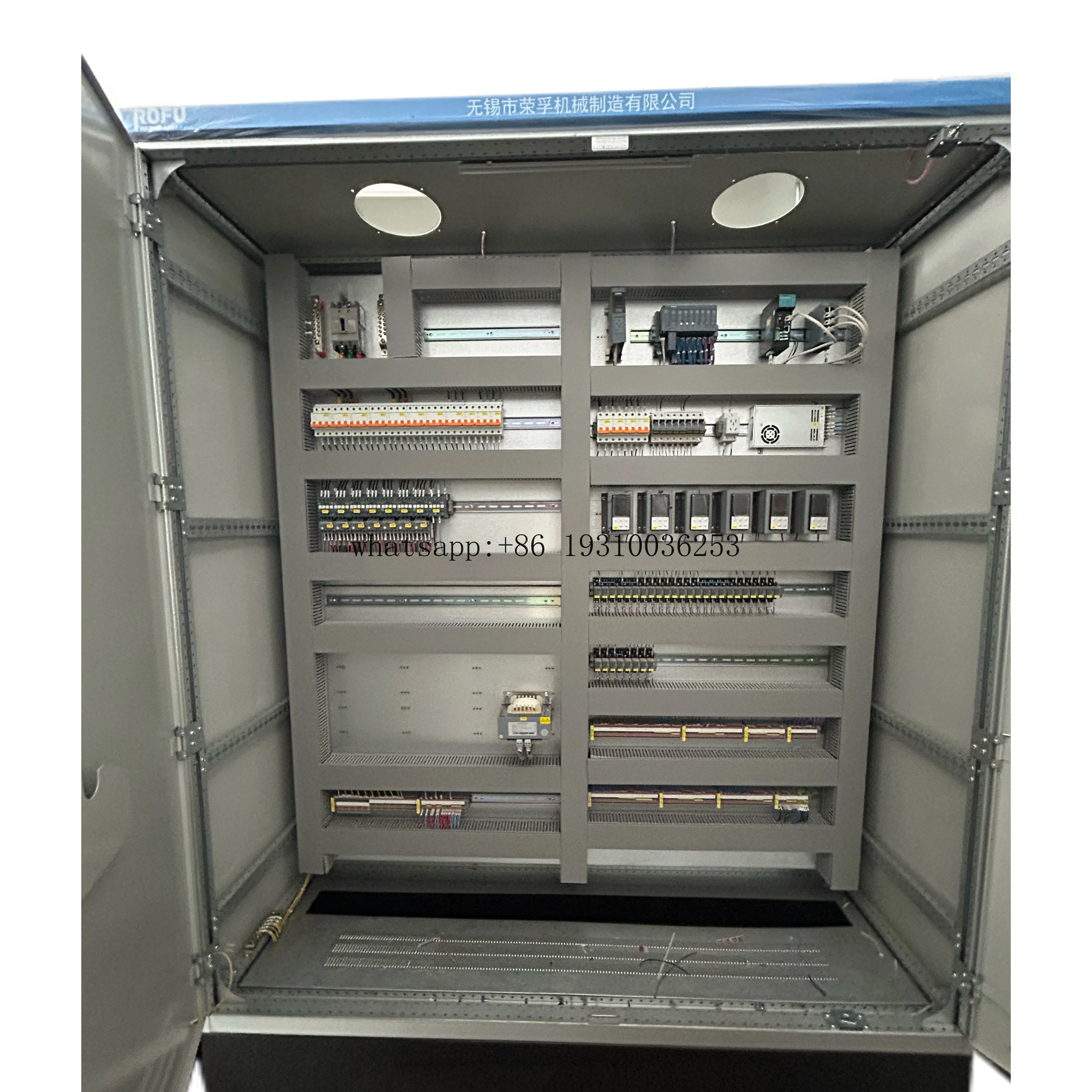 

ISO Certified New Steel PLC Control Cabinet 100A 32A 300A Current 48V 240V 24V 12V Electrical Panel 240V 24V Control Box