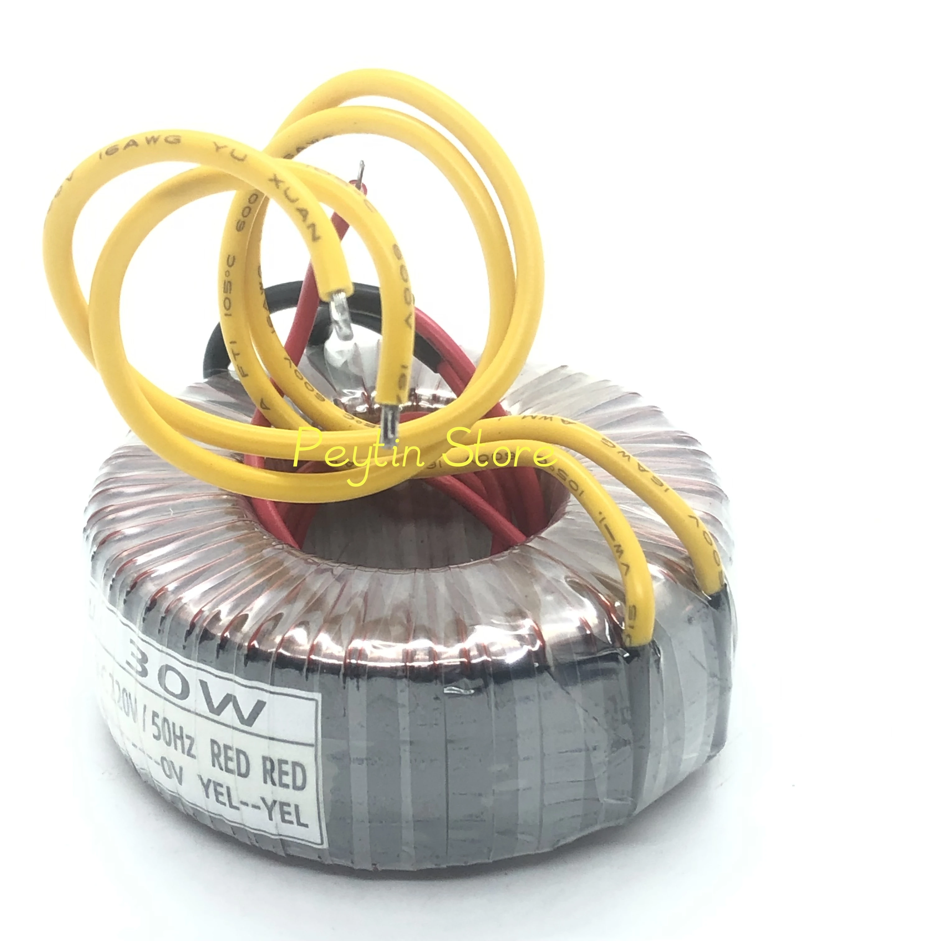 1Pc 30W 30VA Toroidal Transformer Input 220V 50Hz Output 9V Power Amplifier Power Ring Transformer