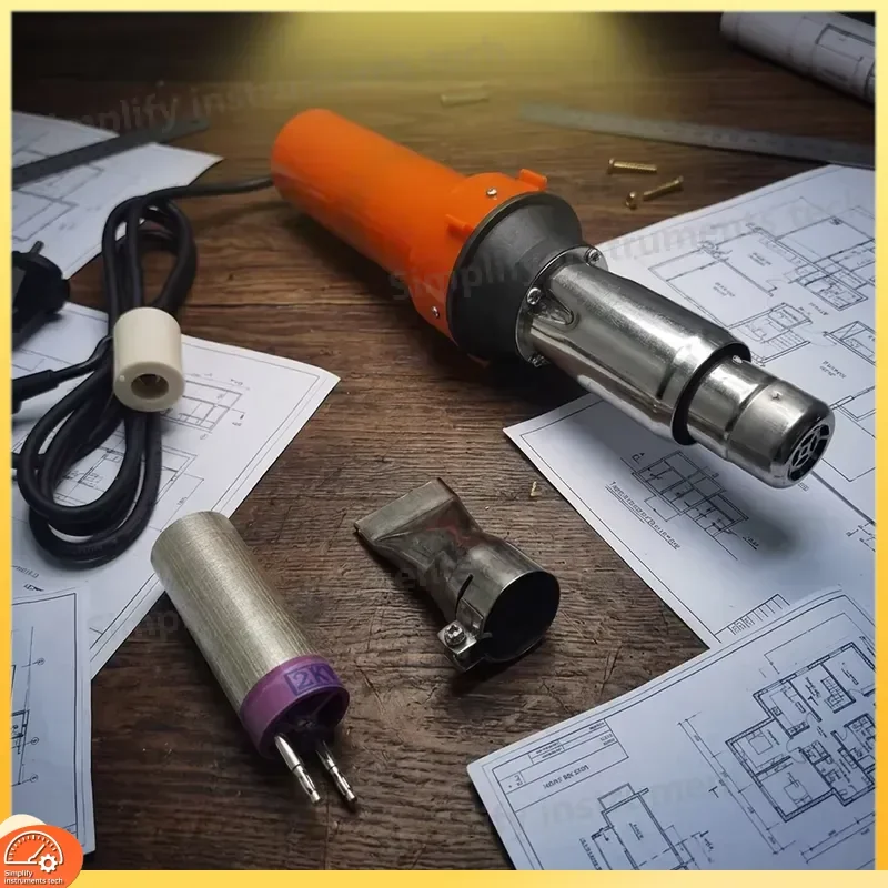 2100W Hot Air Welding Gun 110V 220V Handheld Plastic Welder for Geomembrane PVC TPO Roofing Membrane Repair Tool