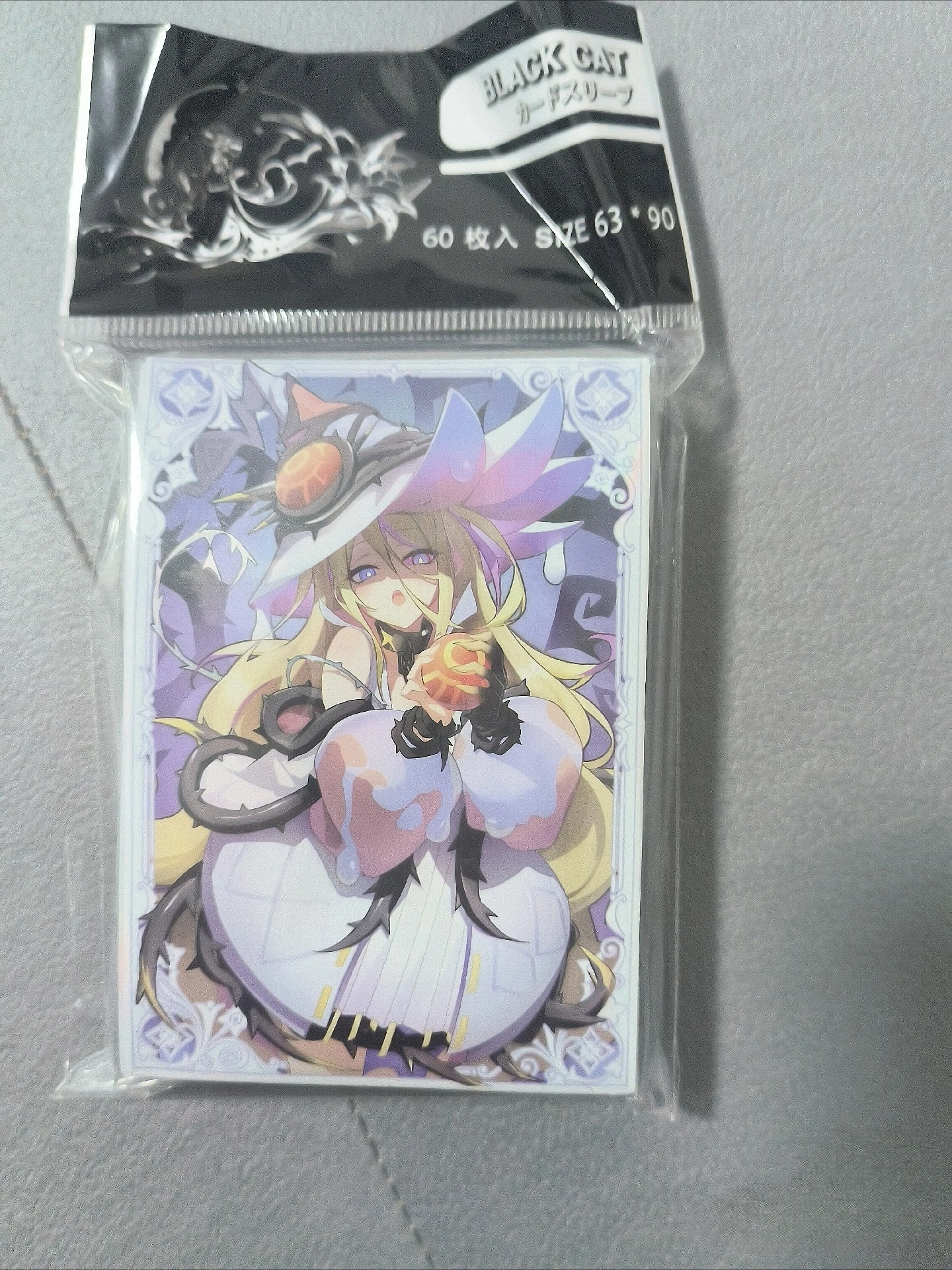 

60PCS Original DIY Yugioh Elzette, Azamina of the White Forest Card Sleeves Yu-Gi-Oh! OCG Trading Card Shine Protective Case