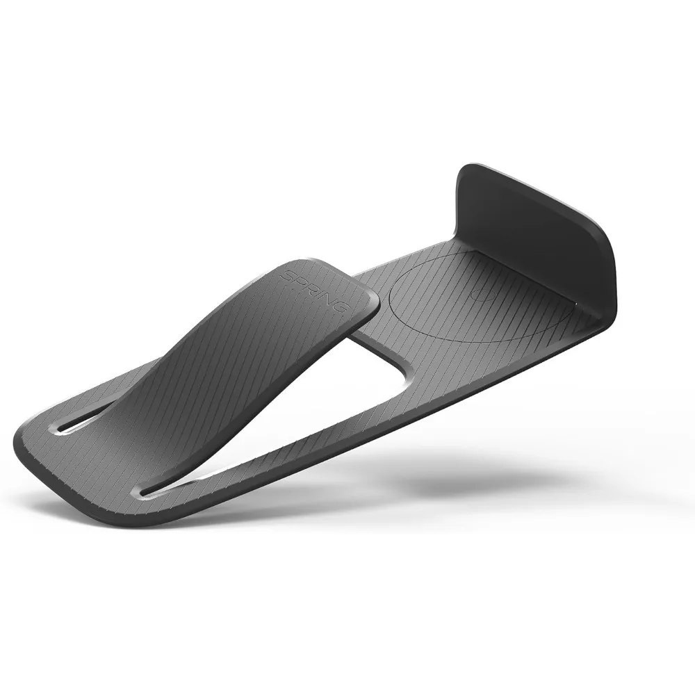 

Spring - Floor Mounting (Black) Door Stopper, Door Holder and Damper - Double Protection Against Doors Closing and Slamming