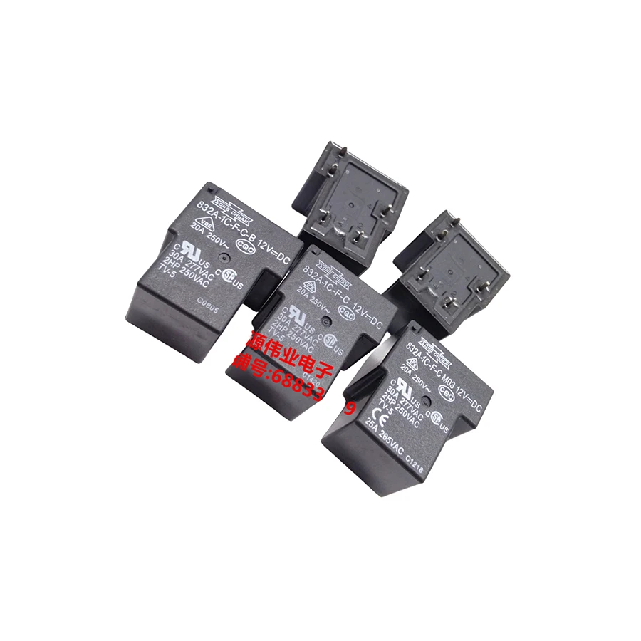 832A-1C-F-C 12VDC 12V  30A 5Pin  TV-5