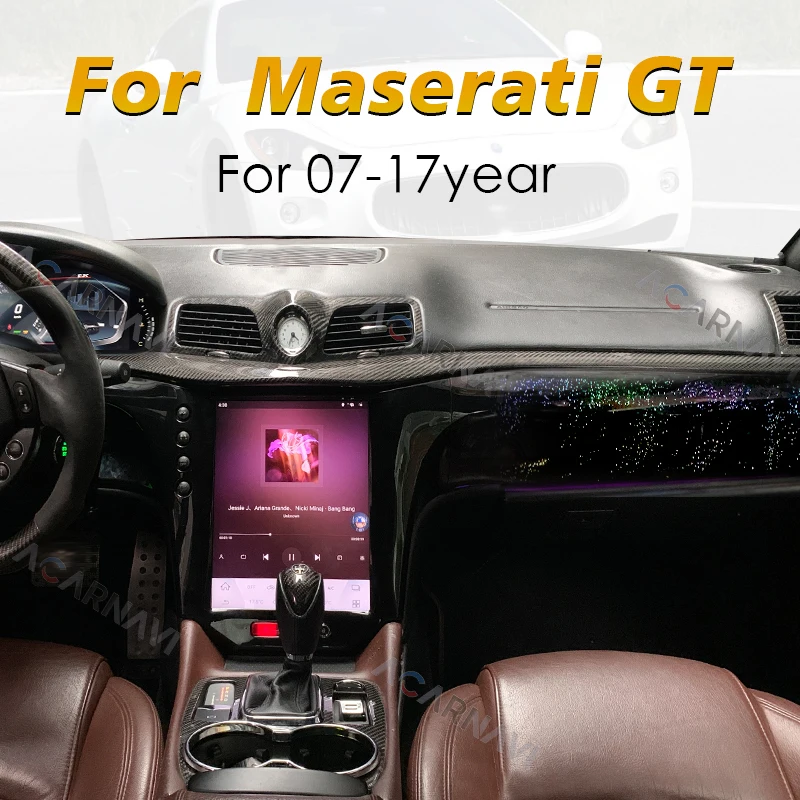 

MASERATI LCD Panel GranCabrio Granturismo Dashboard Large Screen Digital Gauge Cluster Head Unit Android 8G RAM 256G ROM