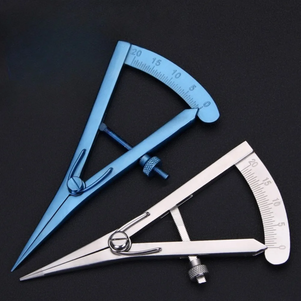 1 pz strumento chirurgico a doppia palpebra filo interrato posizionamento designer oftalmologia bussola righello strumento di misurazione strumento di trucco