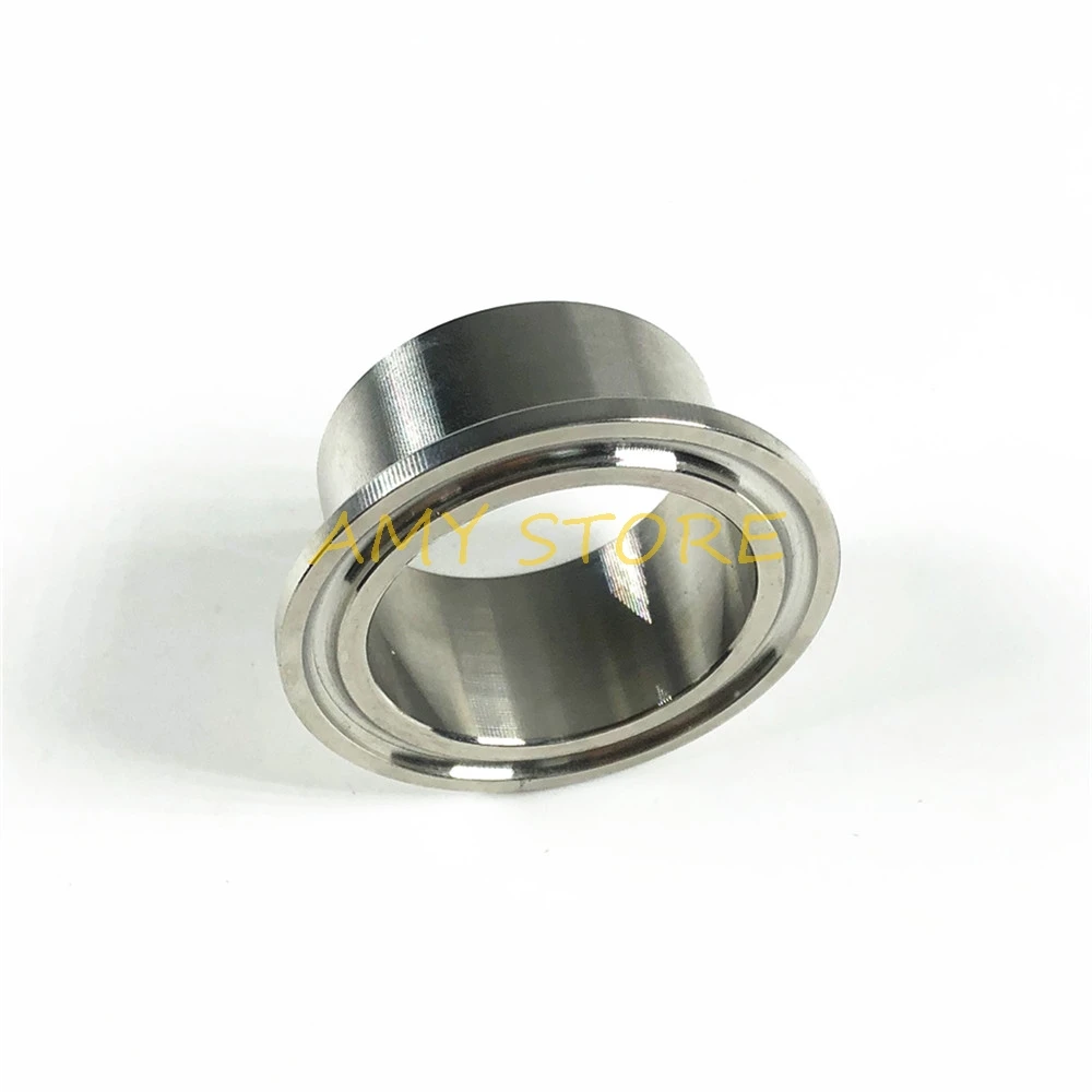 51mm Tube Pipe OD x 2" Tri Clamp Weld Ferrule 304 Stainless Steel Sanitary Connector Pipe Fitting