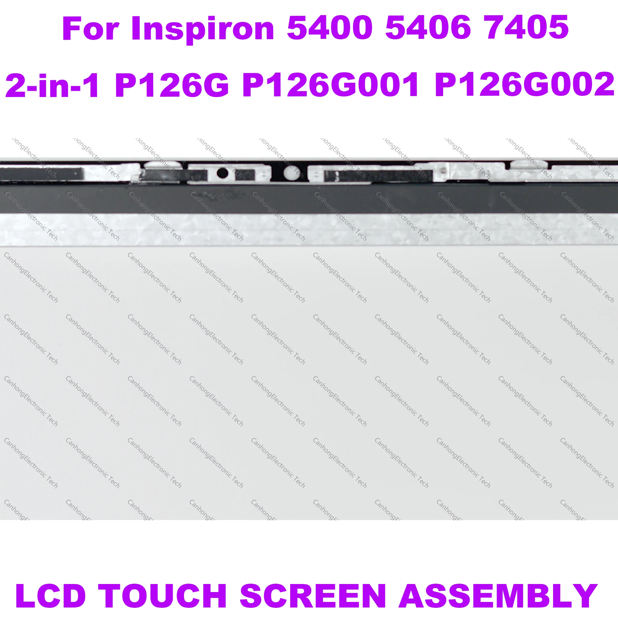 Imagem -05 - Montagem de Substituição do Painel de Exibição de Toque da Tela Lcd para Dell Inspiron 5400 5406 7405 2-em1 P126g001 P126g002 14