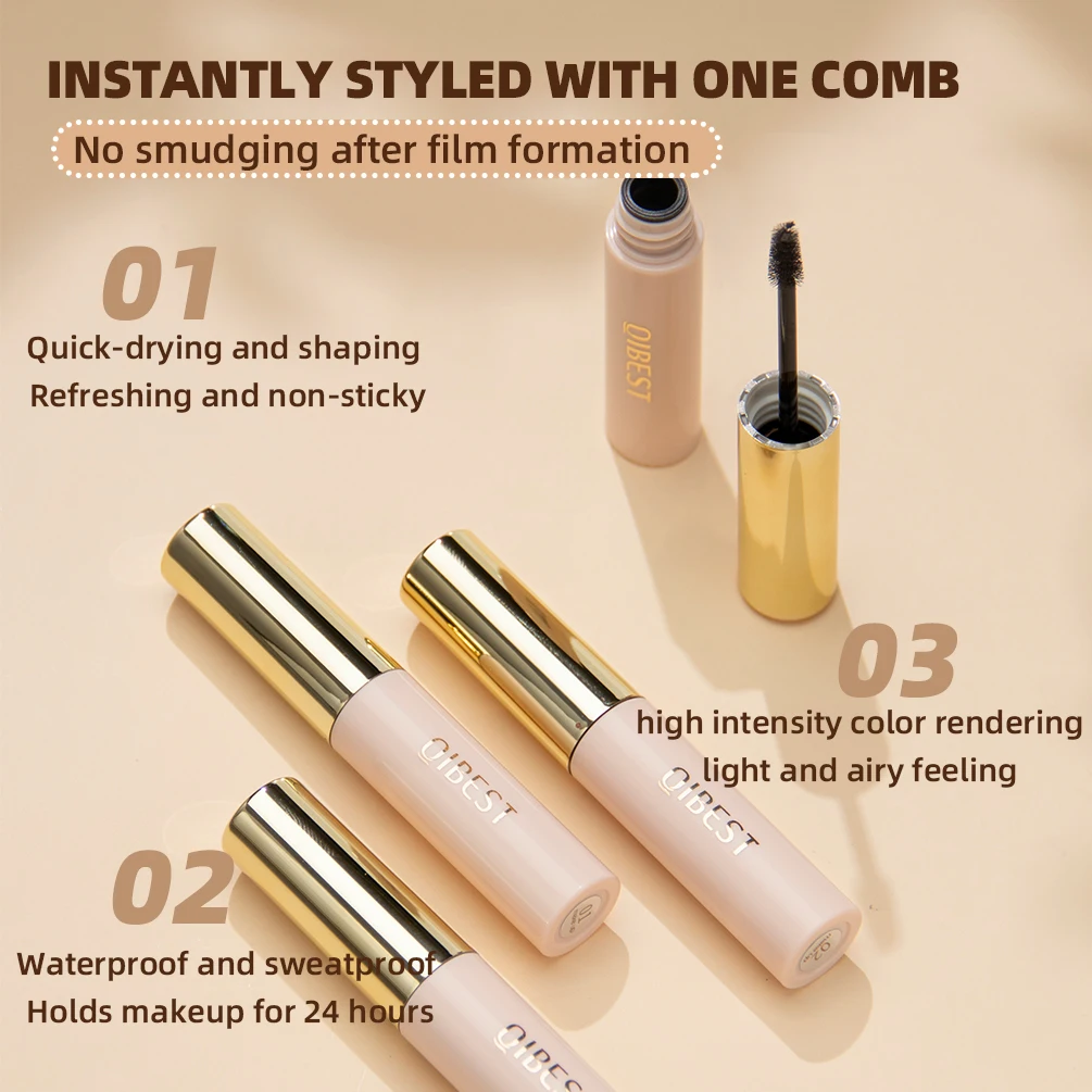 4 Colors Matte Eyebrow Gel Tint Waterproof Makeup Natural High Pigment Eyebrow Enhancer Eyebrow Cream Brow Sculpt Lift Cosmetics