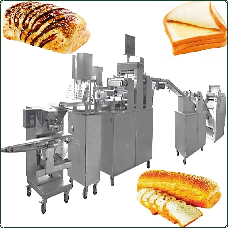 Factory Price Fully Automatic Toast Bread Loaf Bread Making Machine Full Production Line FL Customized
