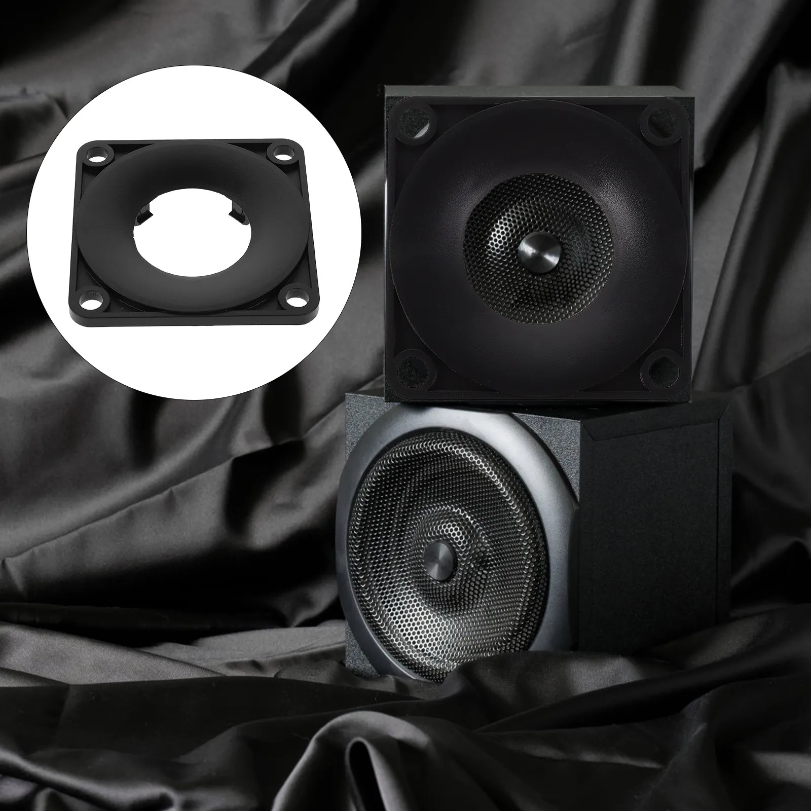 2Pcs High Frequency Speaker Dust Cover Plastic Protector for Car Dashboard Square Speaker Guard Accessories Protector