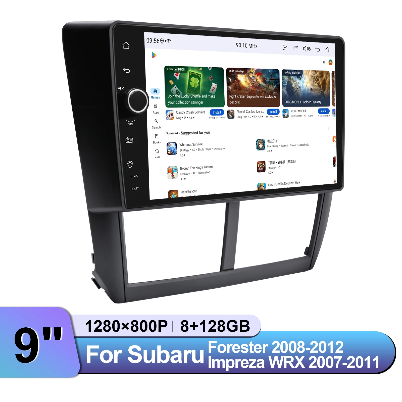 

9 inch GPS Navigation System Car Stereo Head Unit For Subaru Forester 2008-2012/Subaru Impreza WRX 2007-2011 from US Warehouse