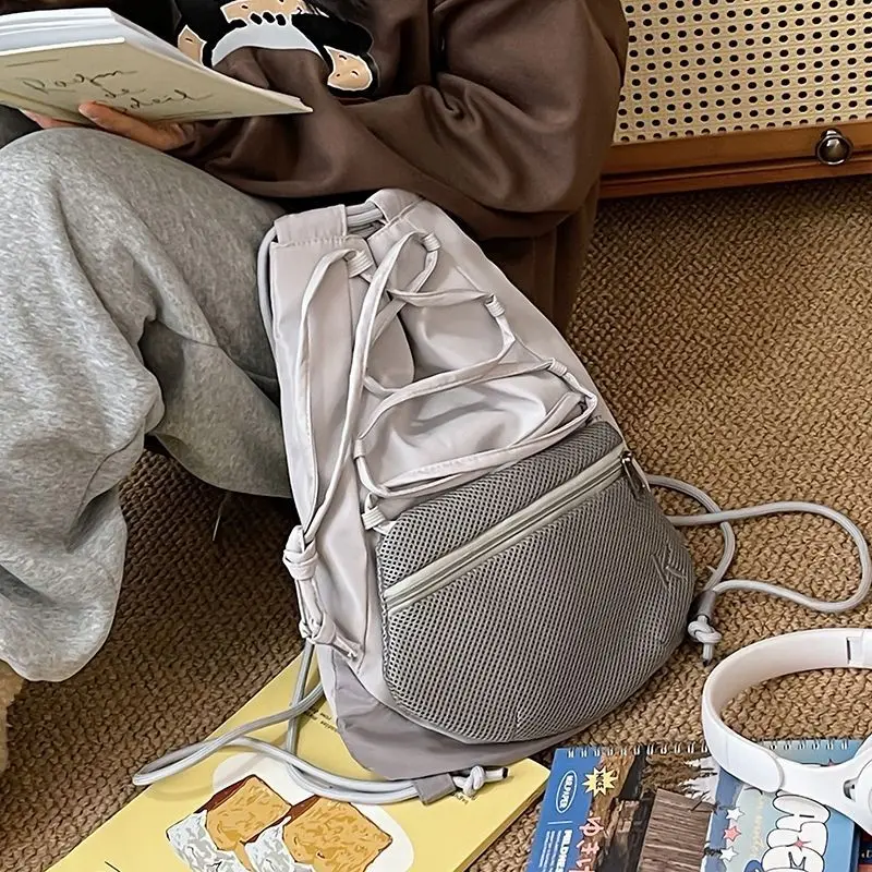 미니 캐주얼 백팩 신상 탈부착 가능한 듀얼 숄더백 다용도 기능성 스타일 영국 스타일 유니섹스 백팩