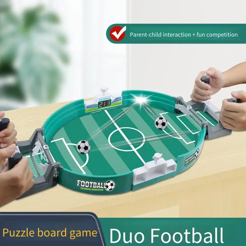 

Настольная футбольная игра, большое игровое поле, развивающая игрушка для детей, родителей и детей, интерактивная боевая настольная игра для двух игроков, новинка