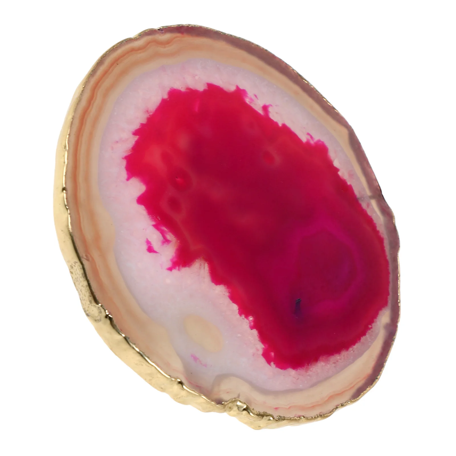 

Creative Agate Coaster Elegant Design Dining Table Insulation Mat Heat Resistant Cup Pad for Home Coffee Shop Hotel