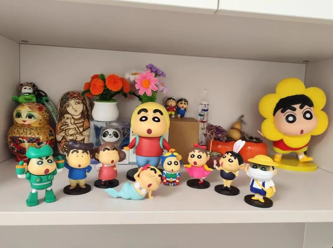 52toys กล่องสุ่ม ครายอน ชินจัง คอสเพลย์ตลก ฟิกเกอร์แอคชั่น ของสะสมยอดนิยม ของเล่นศิลปะสุดฮิต ฟิกเกอร์น่ารัก ของขวัญสุดสร้างสรรค์