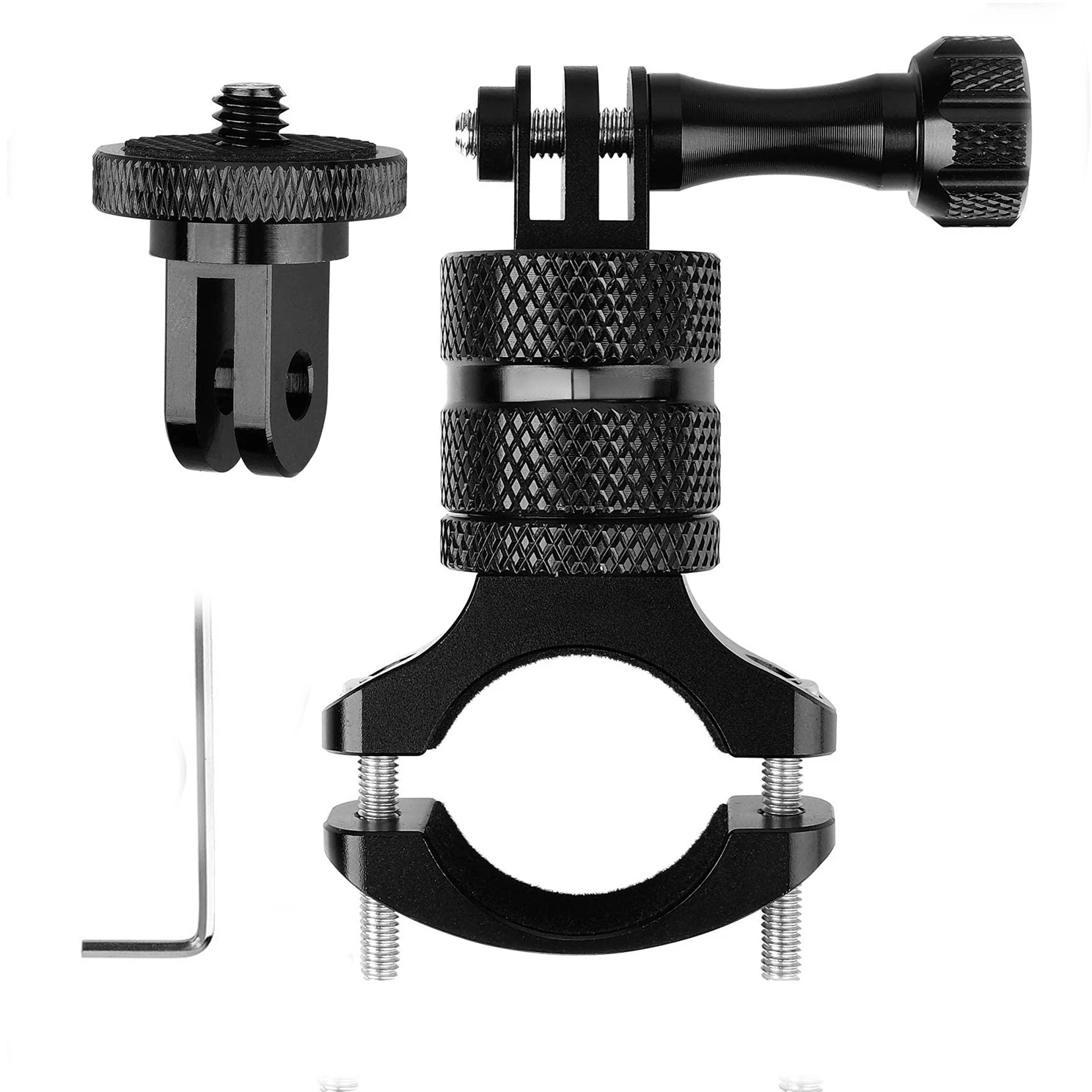 Uchwyt rowerowy na kierownicę Obrót o 360 stopni Uchwyt rowerowy na kamerę górską / motocyklową do Gopro Hero 11 10 9 8 7 6 5
