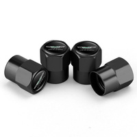 For Aston Martin DBX DBS V12 V8 DB11 DB9 Rapide AMR Vantage 4Pcs Car Wheel Tire Valve Caps Tyre Rim Stem Covers Waterproof