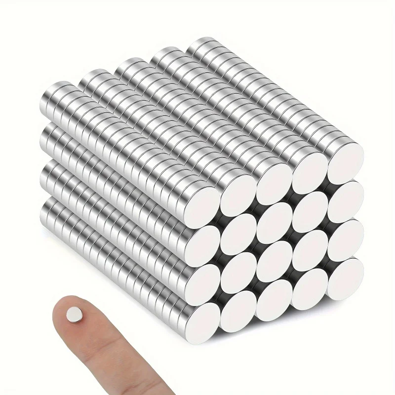 100 stuks sterke neodymium minimagneten 6x2mm N35 NdFeB ronde super krachtige sterke permanente magnetische schijf