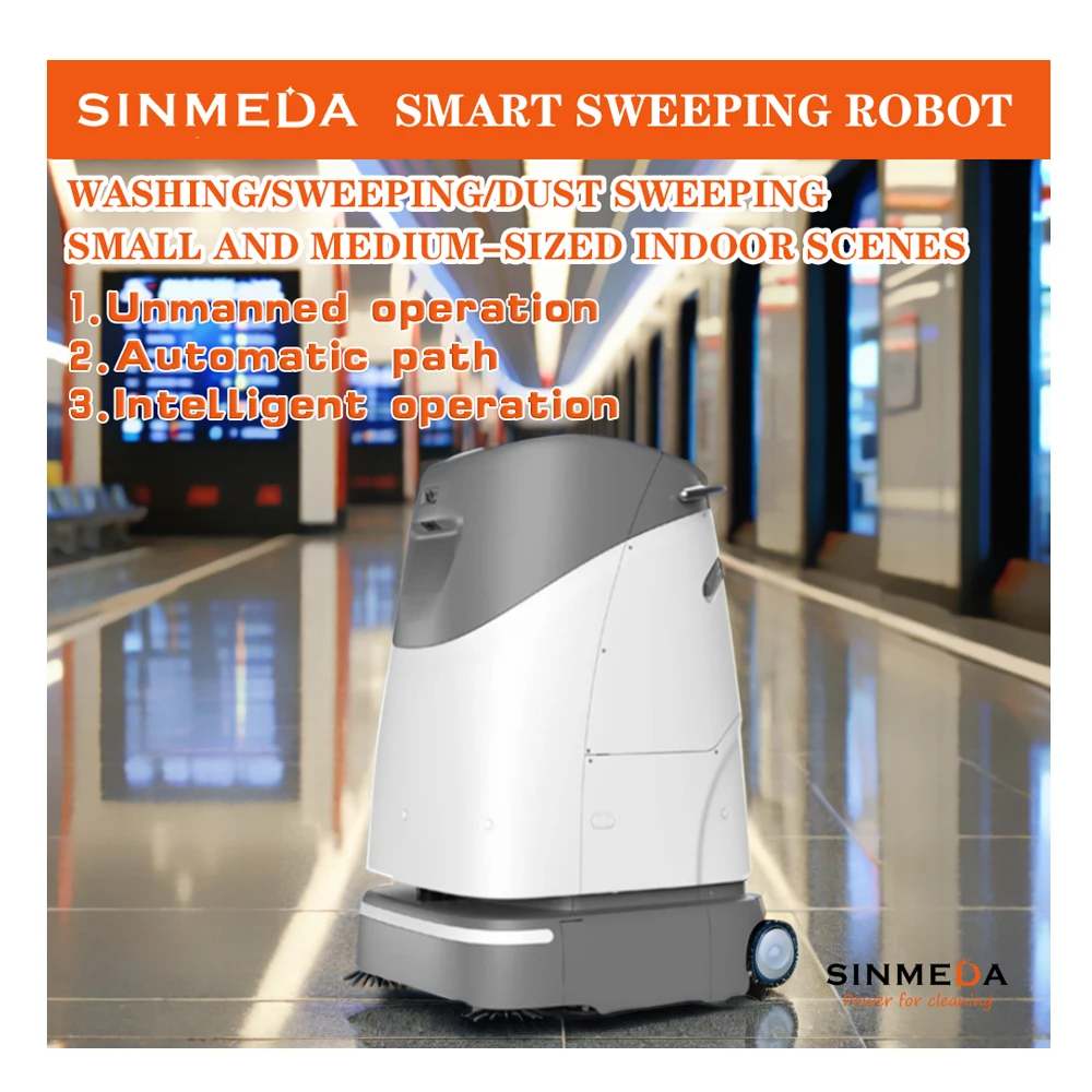 SC50 Floor Machine Robot Floor Robot for Commercial Work Auto Washer Robot Hospital Equipment