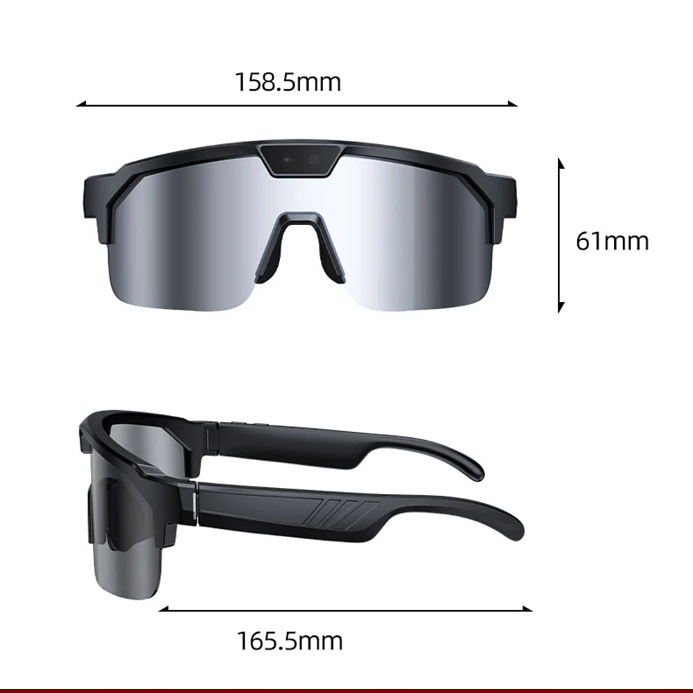 AI Smart Cycling Glasses Men Women Video Record Real-time Translation 800W Camera UV Protection Sports Eyewear For Bike Fishing view 6