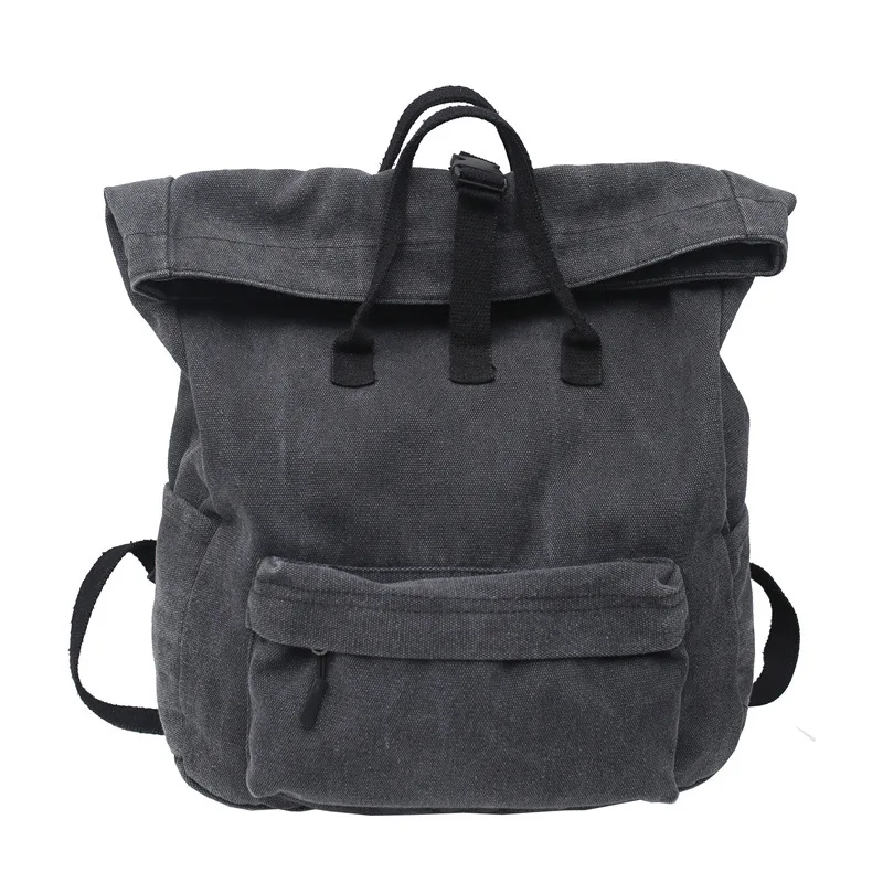 

Big Capacity Teenager School Book Knapsack Bag 2024 Student Casual Minimalist High Street Cloth Roomy Laptop Everyday Backpack