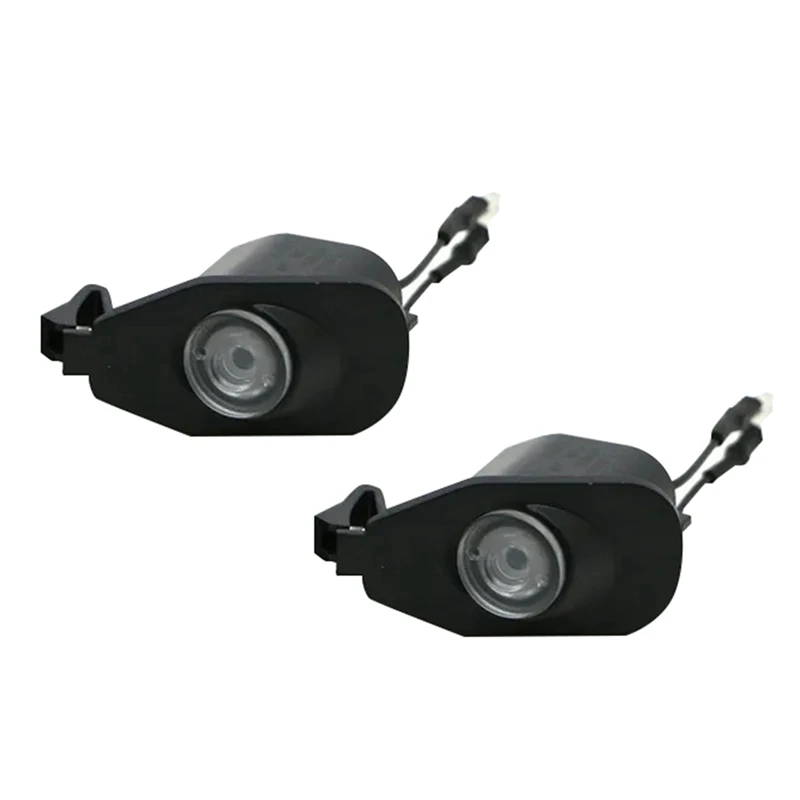 For Ford Mustang 2013-2022 LED Side Puddle Laser-Rearview Mirror Puddle Welcome Courtesy Logo Lights