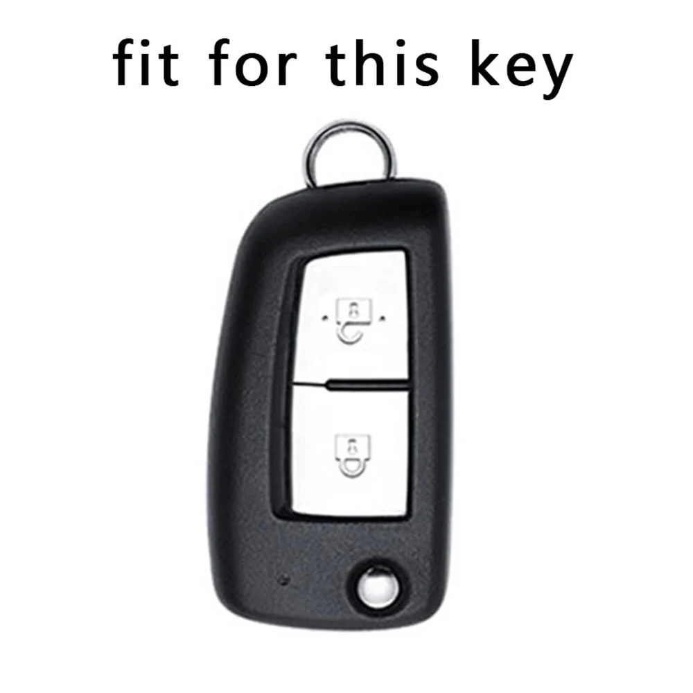 Car Key Case Cover for Nissan Qashqai J11 X-trail Murano Maxima Tiida Altima Quest Juke Geniss TPU 2 Button Flip Fob Shell