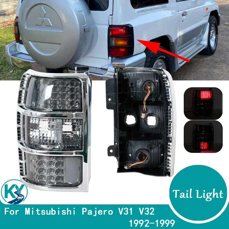 

LED Rear Bumper Tail Light Turn Signal Light Brake Light Modification Car Accessories For Mitsubishi Pajero V31 V32 1992-1999
