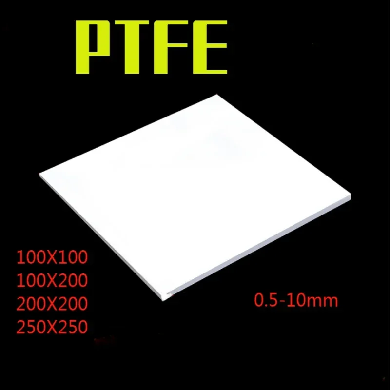 

PTFE Board Plastic Plate Sheet, Gasket, Hand-made, DIY Model, Making Crafts, Material Processing, Thick, 0.5-10mm, 1Pc