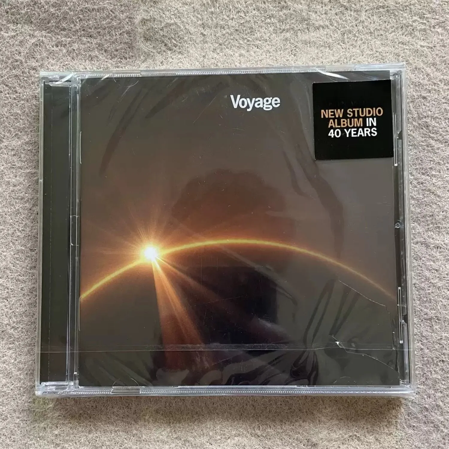 Western Pop Music CD, Cosmic Sunrise Light Shadow Themed Cover, Retro Disco New Album Track Collection