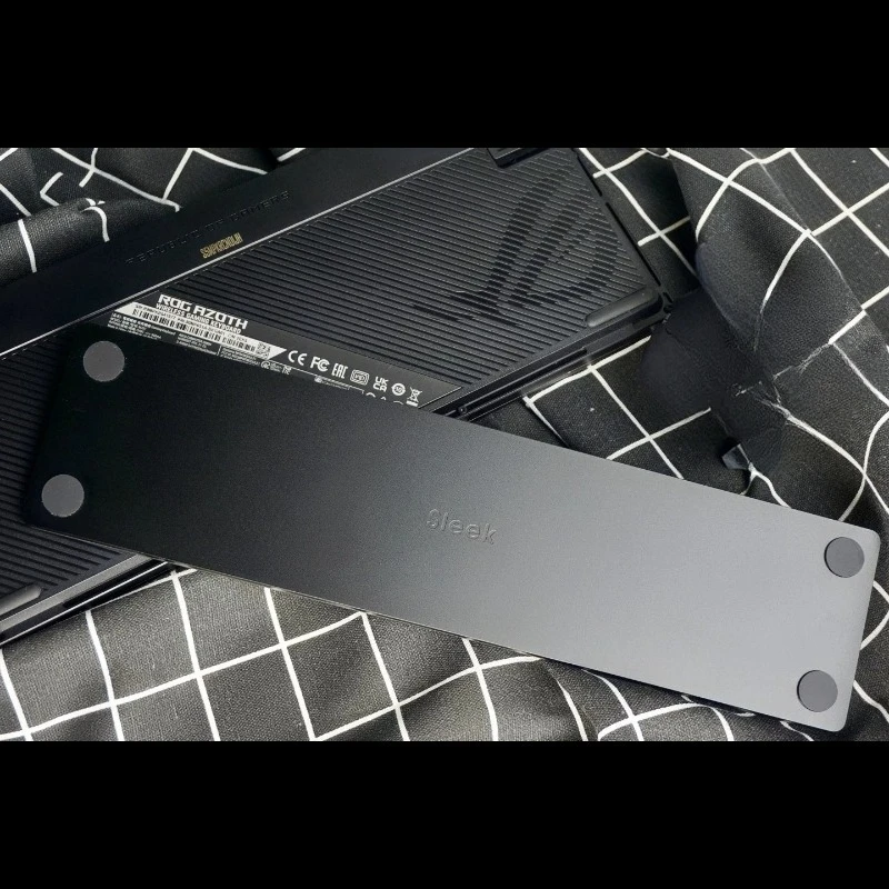 ROG Night Demon Extreme Keyboard Wrist Rest Skin Feel Glass Aluminum Alloy Palm Rest for 75% Mechanical Keyboard Palm Stress
