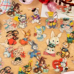 40pcs/lot Kawaii Stationery Stickers animal amusement park DIY Junk Journal Paper stickers Planner Decorative Mobile stickers
